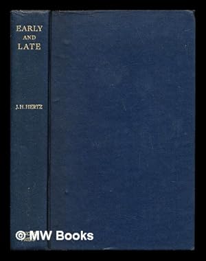 Seller image for Early and Late: addresses, messages, and papers for sale by MW Books