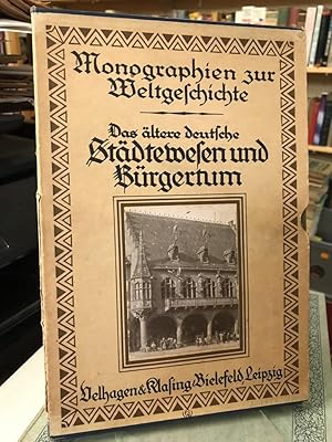 Image du vendeur pour Das ltere deutsche Stdtewesen und Brgertum. mis en vente par Altstadt-Antiquariat Nowicki-Hecht UG