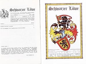 Bild des Verkufers fr Schwarzer Lwe. Konvolut bestehend aus 30 Heften. Arbeitsmaterial fr Heraldik und angrenzende Gebiete der Heraldik Fachgruppe Schwarzer Lwe, Sitz Leipzig. Enthalten sind die Nr. 1, vom 30.5.1987 - Nr. 8, Juli 1991; die Nr. 9, vom 21.9.1991 - Nr. 11 vom 16.7.1992; die Nr. 14, vom 1.9.1993 - Nr. 24 vom 25.11.1996 sowie folgende Sondernummern: Sondernummer von 22.9.1990 / Jubilumsnummer vom 15.11.1990 / Sondernummer vom 1.6.1991 / Sondernummer vom 22.7.1991 / Sondernummer vom 15.10.1991 / Sondernummer vom 22.11.1991 / Sondernummer vom 15.05.1992 / Sondernummer vom 27.05.1992 / Sondernummer vom 15.02.1996. zum Verkauf von Antiquariat Carl Wegner