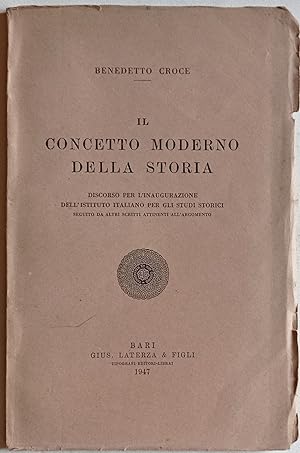 Il concetto moderno della storia.