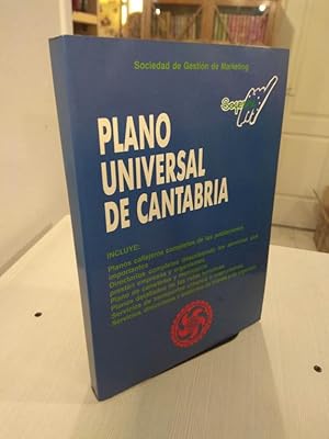 Imagen del vendedor de Plano universal de Cantabria a la venta por Libros Antuano