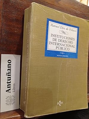 Immagine del venditore per Instituciones de derecho internacional pblico Tomo I venduto da Libros Antuano