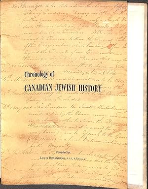 Image du vendeur pour Chronology of Canadian History mis en vente par WeBuyBooks