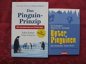 Immagine del venditore per 1) Das Pinguin-Prinzip   Wie Vernderung zum Erfolg fhrt UND 2) Unter Pinguinen   Ein tierisches Team-Buch venduto da Versandantiquariat Karsten Buchholz