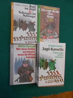 Die Walter-Henkels-Jagd-Kassette. (3 Bände im Schuber). Erinnerungen, Sprüche, Humoriges. I. Ja J...