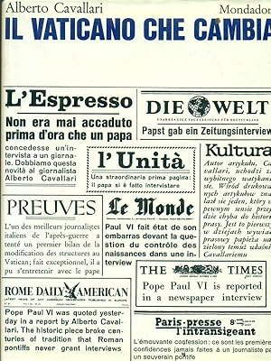 Bild des Verkufers fr Il Vaticano che cambia zum Verkauf von Librodifaccia