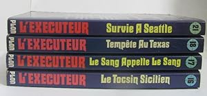 Image du vendeur pour L'excuteur n16 17 18 21 : Survie  Seattle - tempte au texas - le sang appelle le sang - le tocsin sicilien mis en vente par crealivres