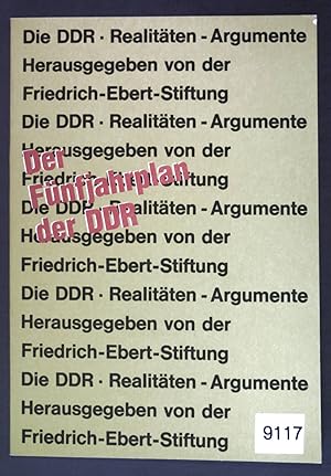 Bild des Verkufers fr Der Fnfjahrplan der DDR; Die DDR Realitten - Argumente; zum Verkauf von books4less (Versandantiquariat Petra Gros GmbH & Co. KG)