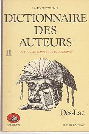 Bild des Verkufers fr Dictionnaire des auteurs: Tome 2 zum Verkauf von JLG_livres anciens et modernes