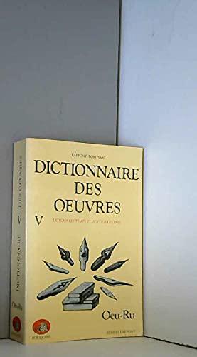 Seller image for Dict Des Oeuvres T5 for sale by JLG_livres anciens et modernes