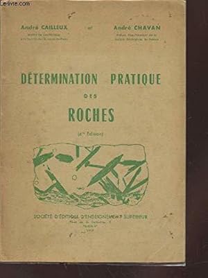 Image du vendeur pour Dtermination pratique des roches (6eme dition) mis en vente par JLG_livres anciens et modernes