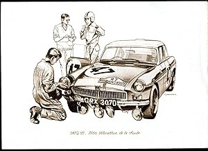 Image du vendeur pour MGB, 1966 Marathon de la Route | Tony Gardiner Print. mis en vente par Little Stour Books PBFA Member