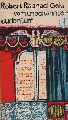 Bild des Verkufers fr Vom unbekannten Judentum. Robert Raphael Geis zum Verkauf von Schrmann und Kiewning GbR