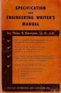 Specification and Engineering Writer's Manual