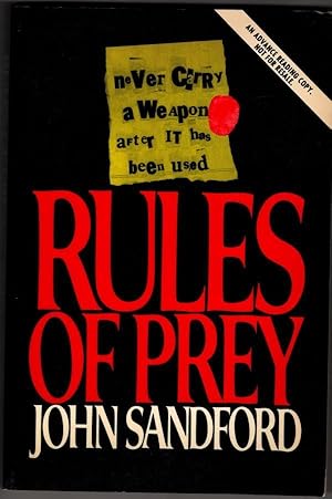 Bild des Verkufers fr Rules of Prey by John Sandford (First Edition) ARC / Advance Reading Copy zum Verkauf von Heartwood Books and Art