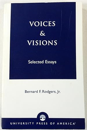 Image du vendeur pour Voices & Visions: Selected Essays mis en vente par Resource Books, LLC