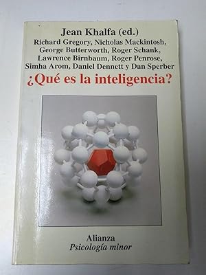 Immagine del venditore per Que es la inteligencia? venduto da Libros Ambig