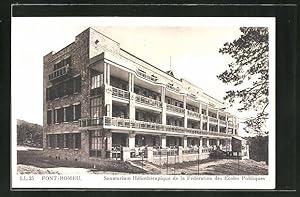 Carte postale Font-Romeu, Sanatorium Héliothérapique de la Dederation des Ecoles Publiques