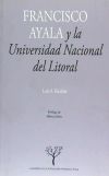 Bild des Verkufers fr Francisco Ayala y la Universidad Nacional del Litoral zum Verkauf von AG Library