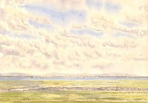 Bild des Verkufers fr Andrew Ferguson - 1977 Watercolour, Yarmouth Coastline zum Verkauf von Sulis Fine Art