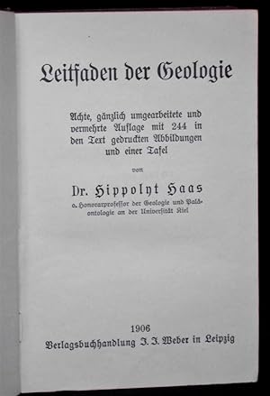 Leitfaden der Geologie.