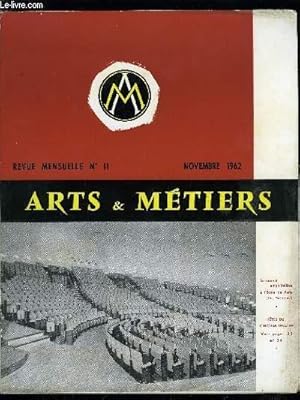 Image du vendeur pour ARTS ET METIERS N 11 - Assemble gnrale de fvrier : ordre du jour, Evolution rcente des machines transfert par Pierre Bzier, Le M.T.M. Methods Time Measurment par Pierre Lousteau, Les livres par Philippe Villancy mis en vente par Le-Livre