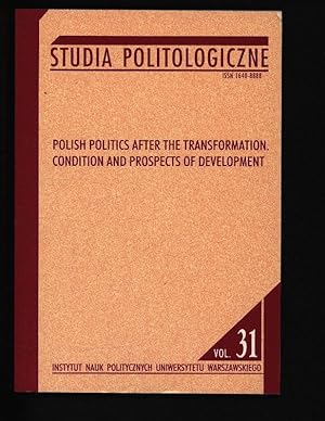 Bild des Verkufers fr Studia polkitologiczne. Vol. 31. Polish Politics after the Transformation. COndition and Prospects of Development. zum Verkauf von Antiquariat Bookfarm