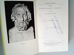 Geschichte der griechischen Literatur.