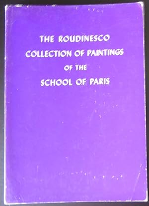 Image du vendeur pour The Roudinesco Collection of Paintings of the School of Paris October 10, 1968 mis en vente par Jeff Irwin Books