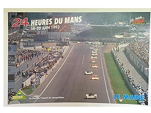 AFFICHE : 24 HEURES DU MANS 19-20 JUIN 1993