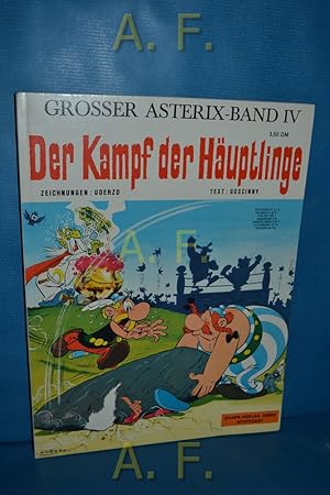Bild des Verkufers fr Der Kampf der Huptlinge / DM 3,50 / Groer Asterix Band IV (4) zum Verkauf von Antiquarische Fundgrube e.U.