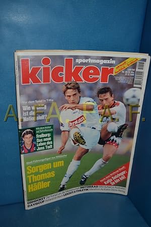Image du vendeur pour Sportmagazin kicker, aktuell - fachlich . kritisch Nr. 26/13. Wo. 27.3.1995 mis en vente par Antiquarische Fundgrube e.U.