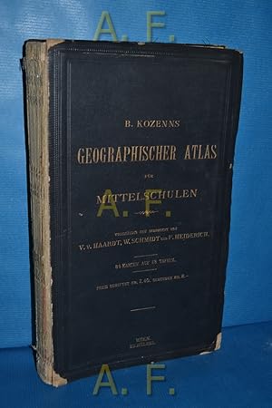 Bild des Verkufers fr Geographischer Atlas fr Mittelschulen zum Verkauf von Antiquarische Fundgrube e.U.