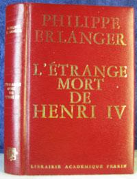 Seller image for ETRANGE MORT DE HENRI IV SKI for sale by Livres Norrois