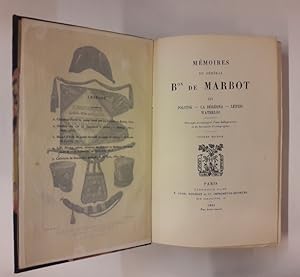 Bild des Verkufers fr Mmoires du Gnral Baron de Marbot. zum Verkauf von Der Buchfreund