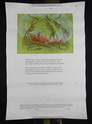 Seller image for An Excerpt from Mountains and Molehills, or Recollections of a Burnt Journal; An Illustrated Book of Travels in California by Frank Marryatt, 1855 for sale by Swan's Fine Books, ABAA, ILAB, IOBA