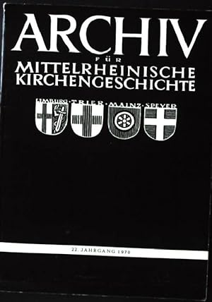 Imagen del vendedor de Archiv fr Mittelrheinische Kirchengeschichte a la venta por books4less (Versandantiquariat Petra Gros GmbH & Co. KG)