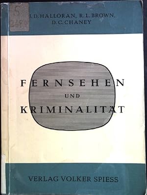 Imagen del vendedor de Fernsehen und Kriminalitt. Schriftenreihe zur Publizistikwissenschaft, 8. a la venta por books4less (Versandantiquariat Petra Gros GmbH & Co. KG)