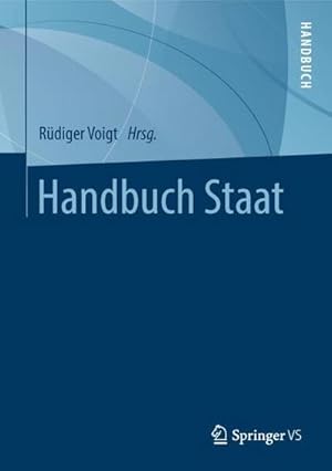 Bild des Verkufers fr Handbuch Staat zum Verkauf von AHA-BUCH GmbH