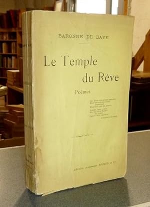 Le Temple du Rêve, poèmes