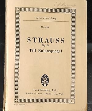 Till Eulenspiegel Op.28 (Edition Eulenburg No.443)