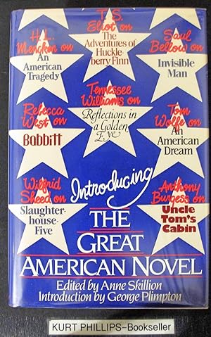 Bild des Verkufers fr Introducing the Great American Novel zum Verkauf von Kurtis A Phillips Bookseller