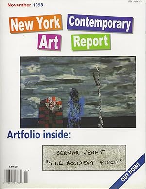 Seller image for New York Contemporary Art Report - November 1998 - Artfolio inside: Bernar Venet "The Accident Piece" for sale by The land of Nod - art & books