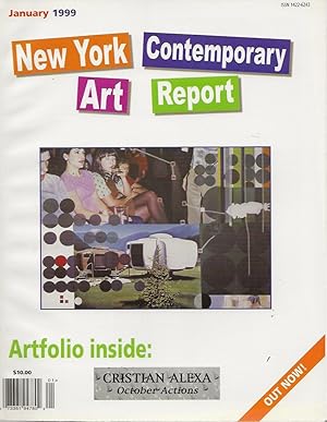 Seller image for New York Contemporary Art Report - January 1999 - Artfolio inside: Cristian Alexa : October Actions for sale by The land of Nod - art & books