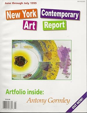 Seller image for New York Contemporary Art Report - June through July 1999 - Artfolio inside: Antony Gormley for sale by The land of Nod - art & books