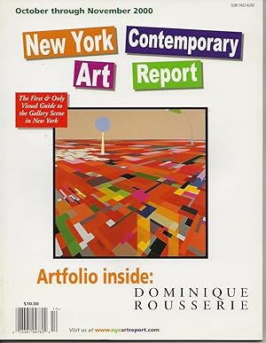 Seller image for New York Contemporary Art Report - October through November 2000 - Artfolio inside: Dominique Rousserie for sale by The land of Nod - art & books