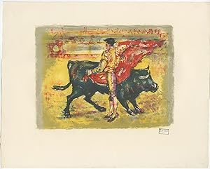 Print of a Spanish picador (bullfighting) (c.1980)