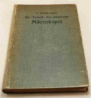 Bild des Verkufers fr Die Technik des modernen Mikroskopes. Ein Leitfaden zur Bentzung moderner Mokroskope fr alle praktischen Berufe im Hinblick auf die neueren Errungenschaften auch auf dem Gebiete der Bakterioskopie und unter besond. Bercksichtigung der fortschritte der sterreichischen und reichsdeutschen optisch-mechanischen Werksttten. Mit vielen Abb. zum Verkauf von Antiquariat Robert Loest