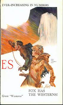 Seller image for William Fox announces Buck Jones. Ace of the Great Outdoors - in a series of 7 Virile Western Stories. for sale by Wittenborn Art Books