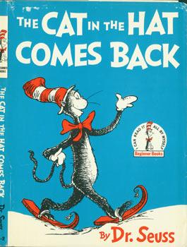 Dust Jacket for The Cat In The Hat Comes Back.
